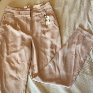 Express Pale Pink Ankle High Rise Dress Pants 6L